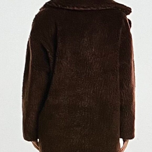 Apparis Daryna Coat in Espresso Color Size L - Picture 3 of 12
